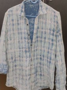 Cool Blue Denim Shirt