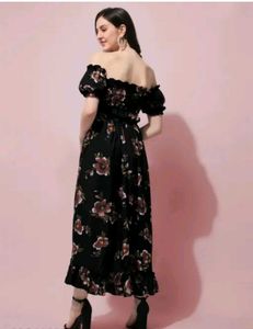 Floral Off-Shoulder Dress