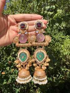 Gold Plated Light Weight Handcrafted Jhumki