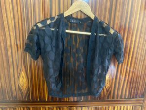 Black Sheer Shrug