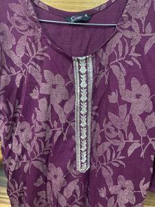 Beautiful Kurta Set With Duppata 💜