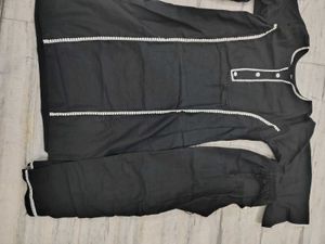 Elegant Black Kurta Set