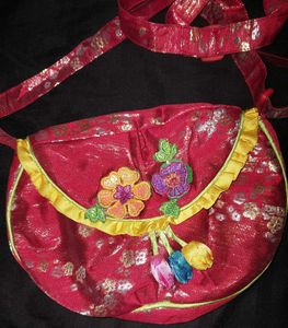 Cute Chinese Floral Bag
