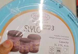 Asian Stylo 3pcs Storage Containers