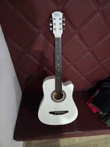White Acoustic Guitar