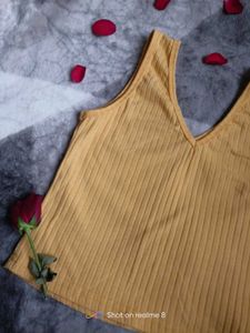 Beutiful Yellow Crop Top