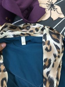 Partywear Teal Colour Top