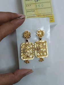 Earrings Shri Hari Gold Plated Jewellery