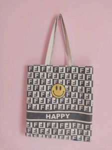 Happy Smiley Tote Bag