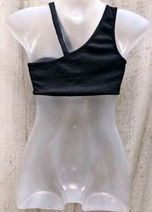 I. Black Ring Detail Bralette