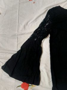 Combo Of Two Black Classy Summer Tops