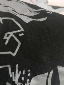 Graphic Print Black T-Shirt