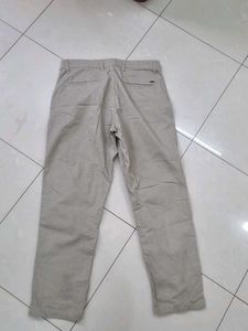 Khaki Cropped Chinos