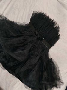 Black Flowyy Princess Dress