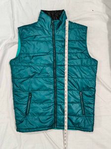 Zovi Teal Green Puffer Vest