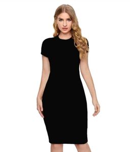 A black party wear bodycon dress