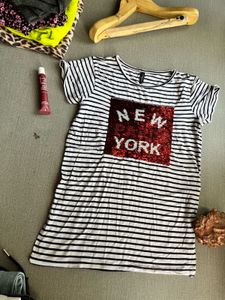 Striped Paris Tee