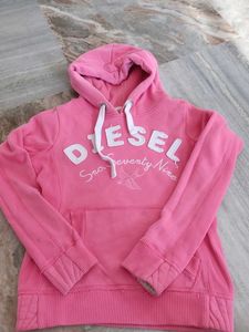 Diesel Pink Hoodie - Cozy & Stylish