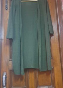 Green Knit Cardigan