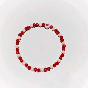 Beaded Heart Bracelet Set