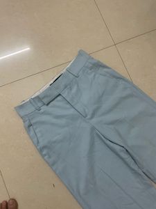 ZARA Wide Leg Sky Blue Pant