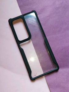 Vivo V30 Clear Phone Case with Black Bumper