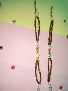 Custom &#39;Bhai&#39; &amp; &#39;Bhabhi&#39; Beaded Bracelets