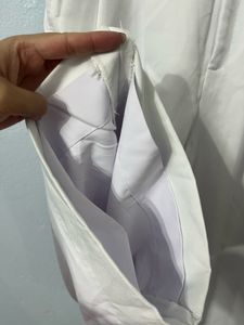 Classic White Pants Wide Leg Straight