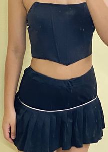 Mini Black Y2K Skirt