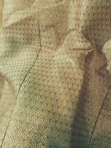 Golden Glittery  Cut Sleeve Blouse Or Crop Top ..