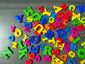 Magnetic Letters And Numbers - Fridge Magnets