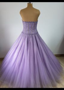 Lavender Tulle Ballgown