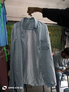 H&amp;M Light Blue Button-Down Shirt