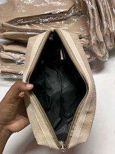 Jute Travel Pouch