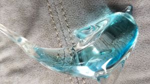 Blue Colour Glass Dolfin