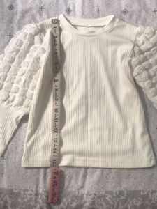 Textured Sleeve Top