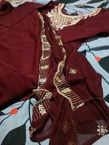 Embroidery Suit Salwar Full Set