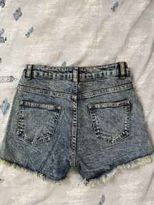 Light Blue Shorts From Zudio