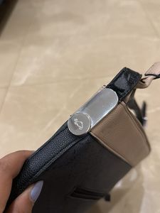 Elegant Two-Tone Shoulder Bag