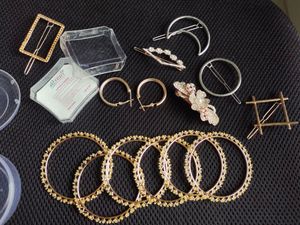 Hair Accessories Bundle( Clips, Bangles,earrings)