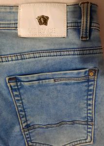 Light Wash Distressed Denim Jeans