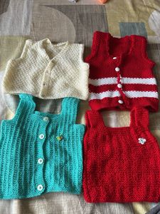 Cute Knitted Baby Sweaters