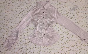 Striped Button-Down Top