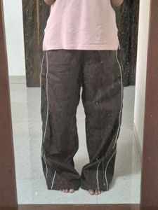 Y2K Brown Parachute Pants Size xs (NewMe)