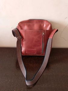 Leather Crossbody Messenger Bag