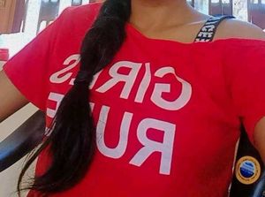 Girls Rule Red T-Shirt