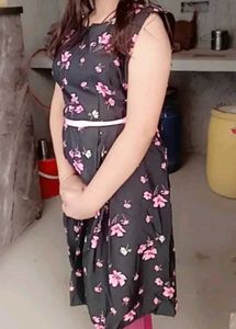 Floral A-line Dress