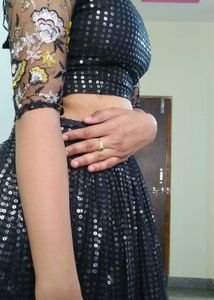 Sparkling Black Lehenga Choli