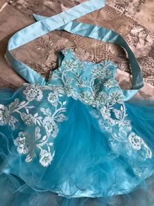 Mark &amp; Mia Turquoise Tulle Dress