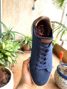 Mark Nason x Skechers Men’s Blue Knitted Sneakers